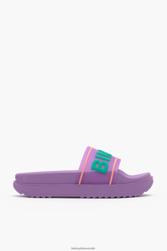 Footwewar 4062VZ588 Lilac Bimba Y Lola Logo Platform Flip-Flop