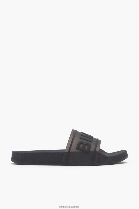 Footwewar 4062VZ590 Black Bimba Y Lola Logo Slider Flip-Flop