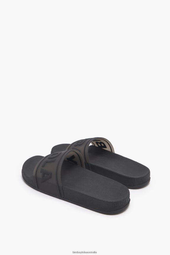 Footwewar 4062VZ590 Black Bimba Y Lola Logo Slider Flip-Flop