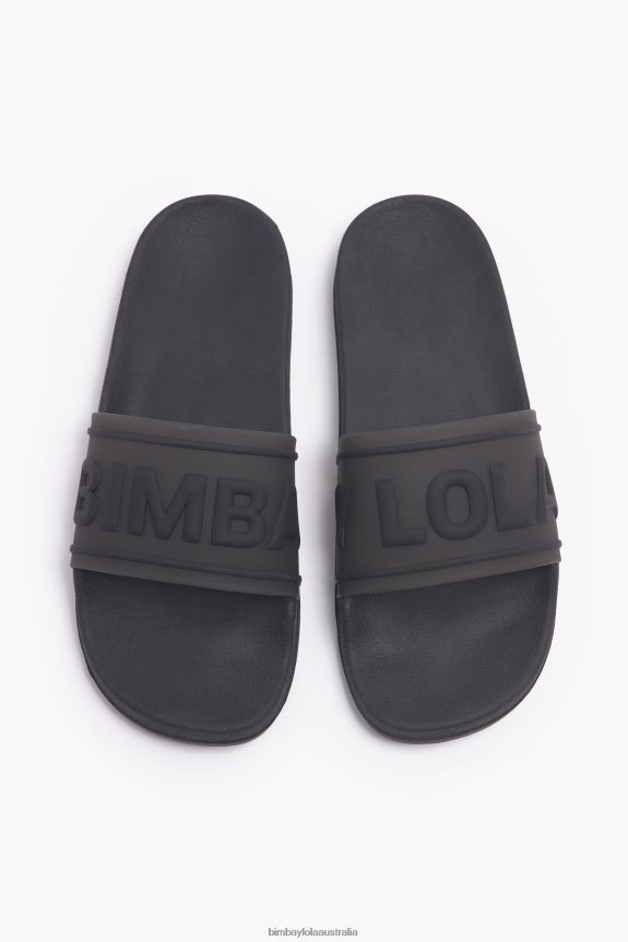 Footwewar 4062VZ590 Black Bimba Y Lola Logo Slider Flip-Flop