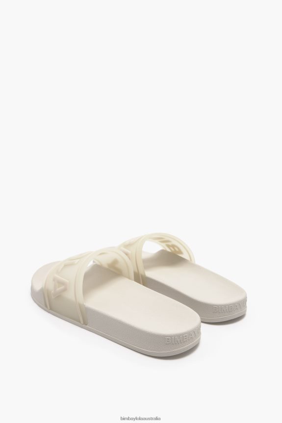 Footwewar 4062VZ591 White Bimba Y Lola Logo Slider Flip-Flop