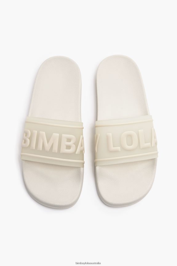 Footwewar 4062VZ591 White Bimba Y Lola Logo Slider Flip-Flop