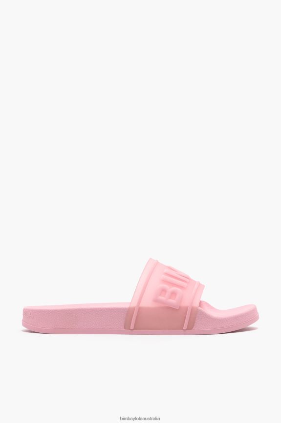 Footwewar 4062VZ592 Pink Bimba Y Lola Logo Slider Flip-Flop