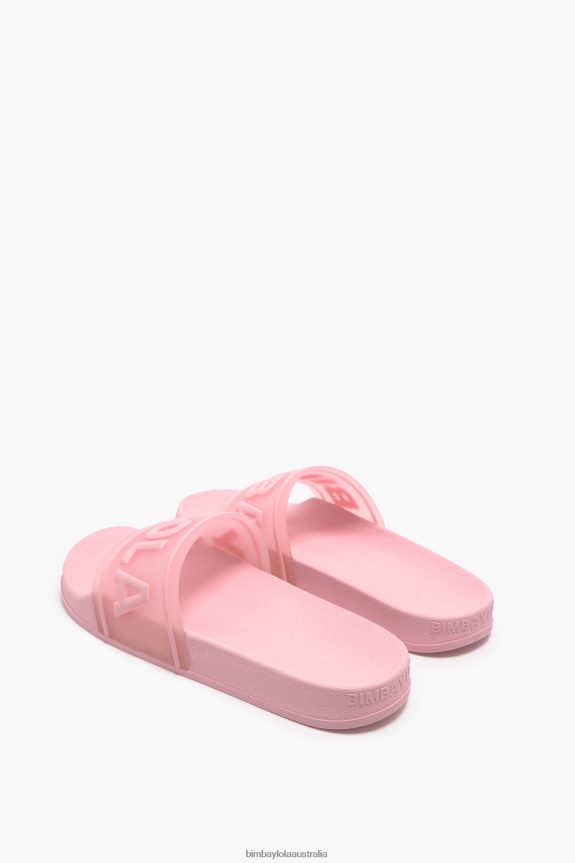 Footwewar 4062VZ592 Pink Bimba Y Lola Logo Slider Flip-Flop