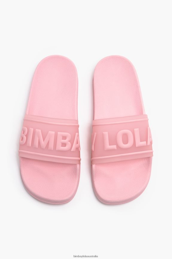 Footwewar 4062VZ592 Pink Bimba Y Lola Logo Slider Flip-Flop