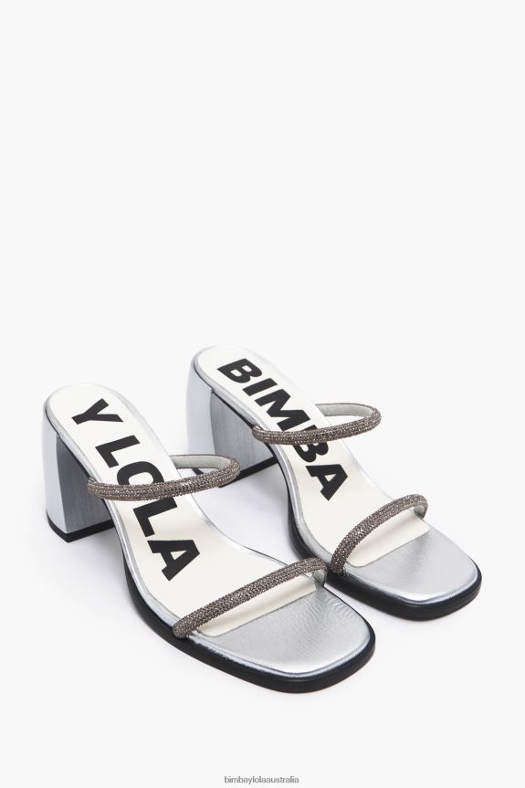 Footwewar 4062VZ576 Silver Bimba Y Lola Heel Sandal