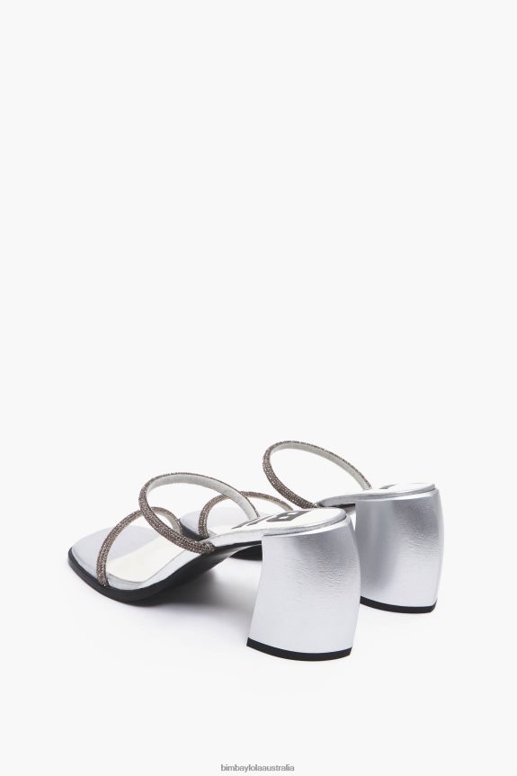 Footwewar 4062VZ576 Silver Bimba Y Lola Heel Sandal