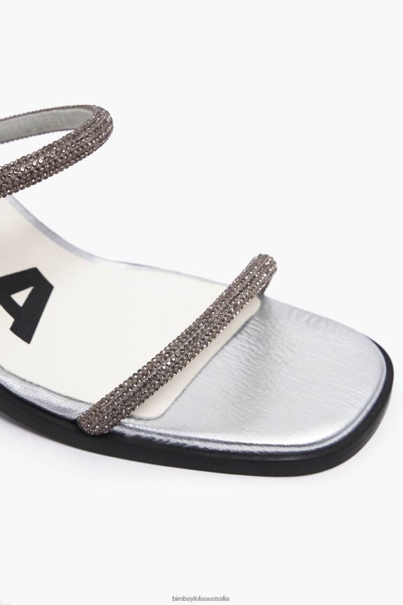 Footwewar 4062VZ576 Silver Bimba Y Lola Heel Sandal