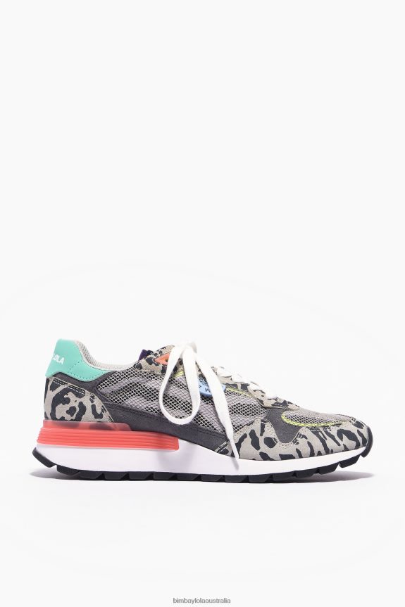 Footwewar 4062VZ558 Gray Bimba Y Lola Print Jogger Chimo Sneaker