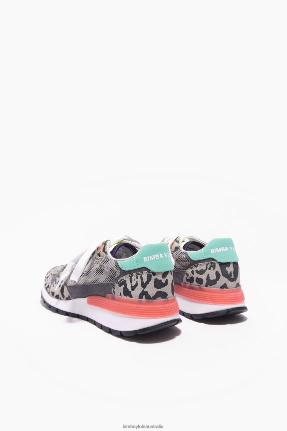 Footwewar 4062VZ558 Gray Bimba Y Lola Print Jogger Chimo Sneaker